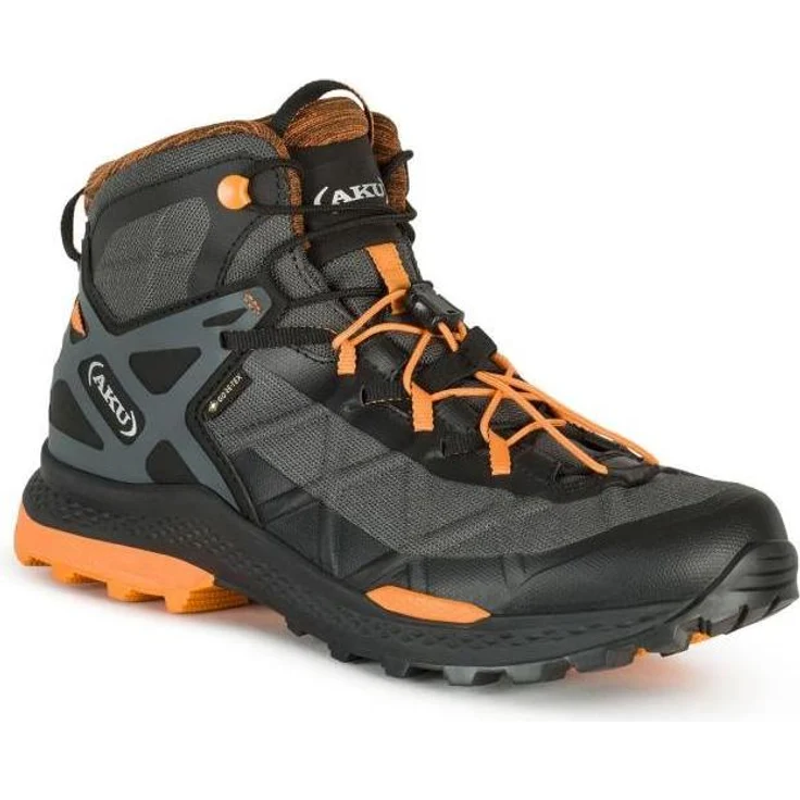 AKU Rocket Mid GTX, Herren Wanderschuhe, Mid-Cut-Design, wasserdichtes Gore-Tex, optimale Traktion, Schwarz, Größe 45 – Bild 1