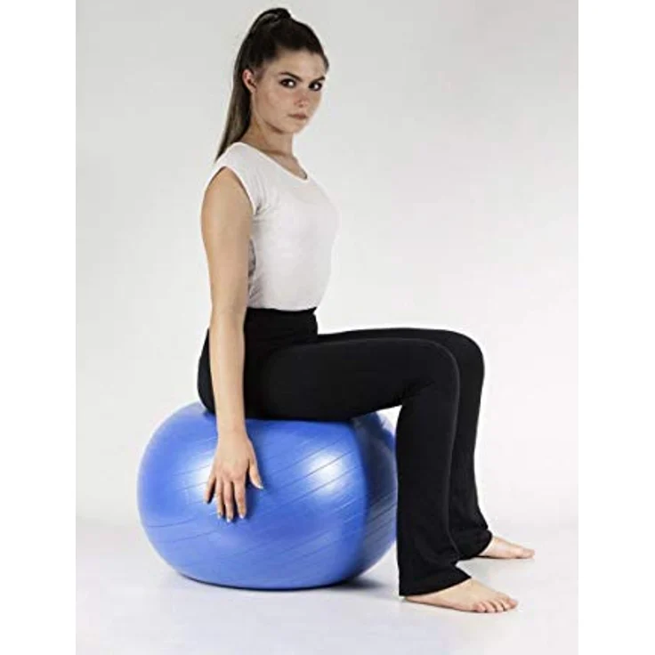 Antar ATCP Rehabilitationsball ABS 75, Medizinball mit 75 cm Durchmesser und 1110 g, für Rehabilitation und Balance - blau – Bild 4