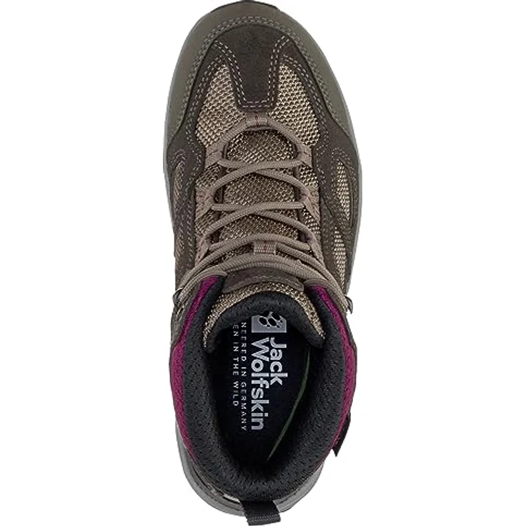 Jack Wolfskin VOJO 3 TEXAPORE MID W, Wasserdichter Damen-Wanderschuh mit atmungsaktivem TEXAPORE CORE-Futter und griffiger Gummisohle – Bild 6