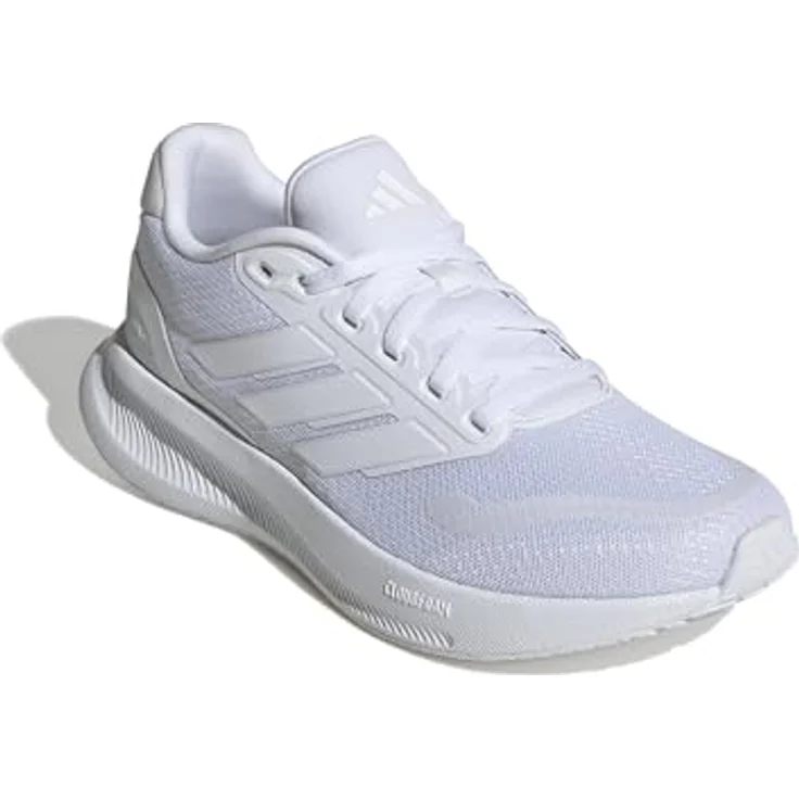 adidas Runfalcon 5 W, Damen Laufschuhe mit atmungsaktivem Obermaterial, leichter EVA-Zwischensohle und rutschfester Gummiaussensohle, Weiss, Größe 46 – Bild 4