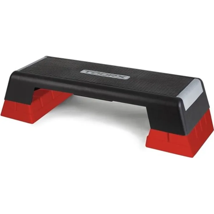 Toorx Aerobic Step Pro, Step Bench mit variablen Höhen von 15-25 cm, max. Tragkraft 140 kg