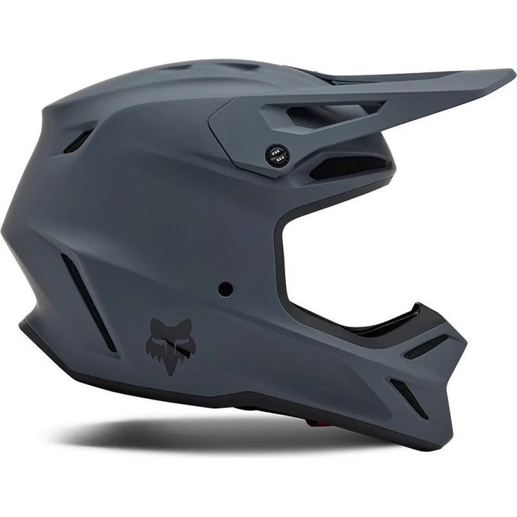 Fox Racing V3 Solid Helmet, Graphit, MIPS-Technologie, XS (53-54 cm), leicht und komfortabel mit Trinksystem