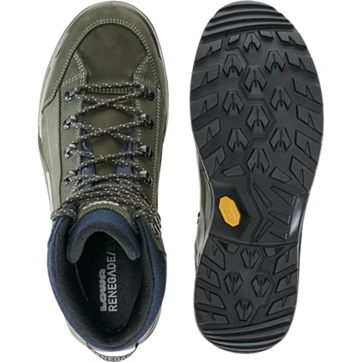 LOWA Herren Wander- & Bergschuhe 6C6F77615F333131393136, wasserdicht mit GORE-TEX®, Veloursleder, grün, Größe 41 1/2 EU – Bild 6