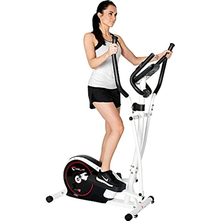 Christopeit Sport Crosstrainer CT 3 Silber – Ellipsentrainer - 8-stufiger Widerstand, Pulsmessung, 7kg Magnetbremssystem - Preisvergleich – Bild 5