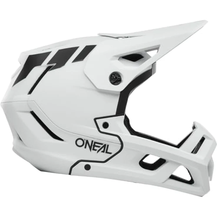 O'Neal Helm SL1 CREST, leichtgewichtiger Enduro Full-Face Helm mit optimaler Ventilation, weiß/schwarz, Größe XL – Bild 3