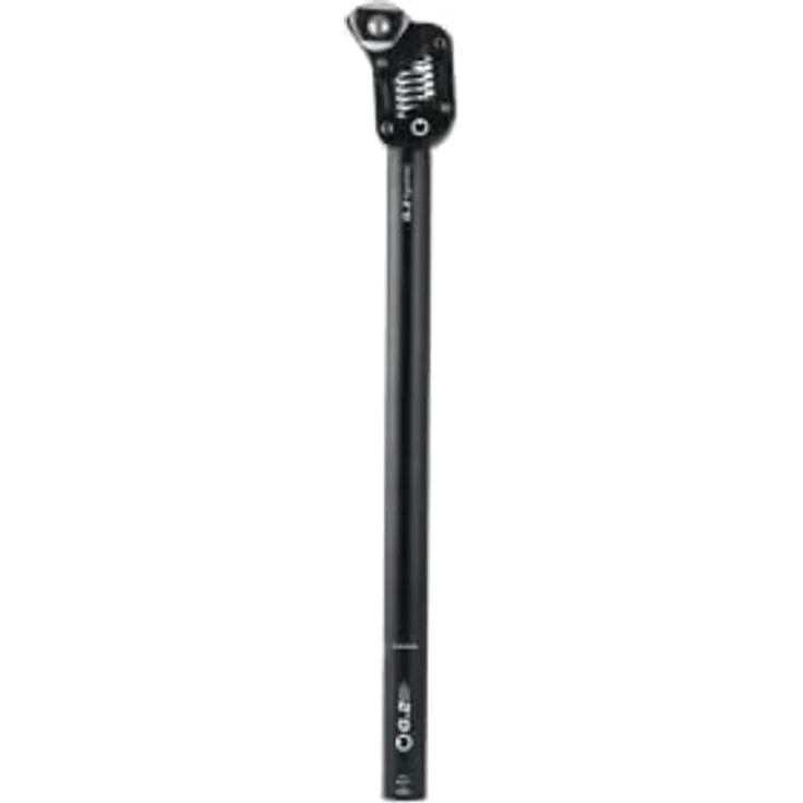 by.Schulz G.2 ST Parallelogramm-Federsattelstütze, Schwarz, Ø 33.9 mm, 450 mm, Federweg 30 mm, E-Bike ready, bis 150 kg Fahrergewicht