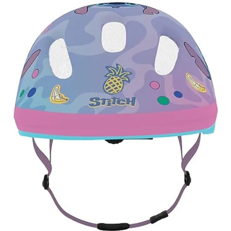 Seven Polska Klein-Kind Fahrradhelm "Stitch" XS 44-48cm, Disney Design, leicht und atmungsaktiv – Bild 3