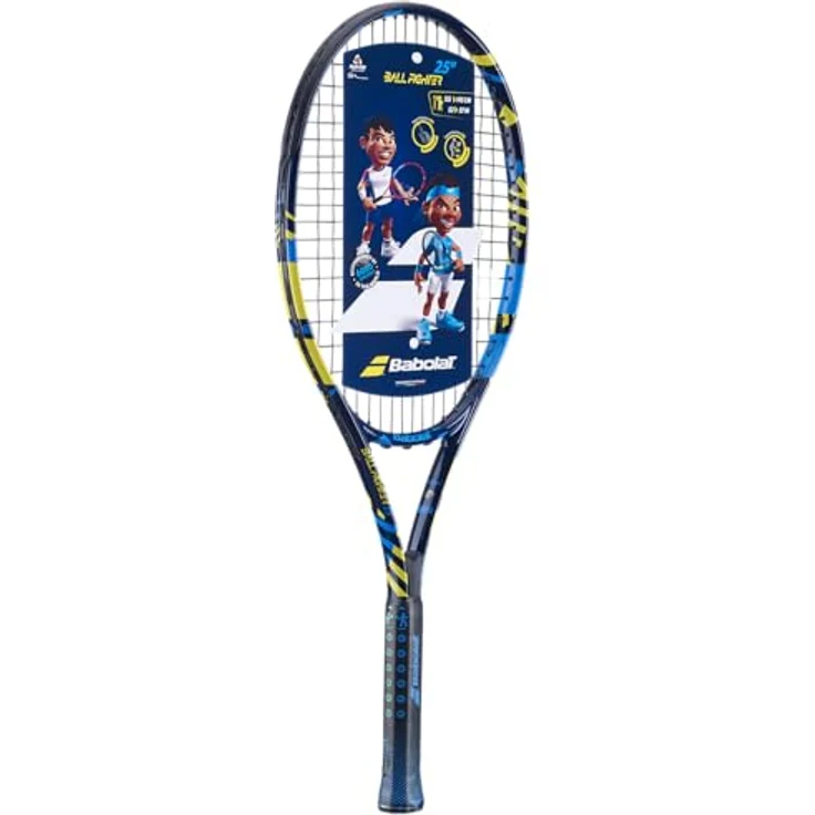 Babolat Ballfighter 25 Jugend Tennisschläger, leicht, ergonomisches Design, Blau/Gelb – Bild 2