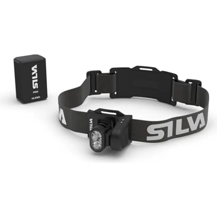 Silva Free 1200 XS, Stirnlampe mit 1200 Lumen, 14.4 Wh Akku, USB-C, PX5 wasserdicht, Intelligent Light, Air-Flow-System für Laufen und Outdoor – Bild 3