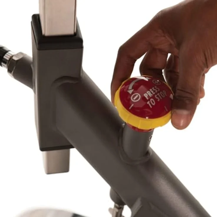 MATRIX Fitness Indoor Cycle ES, Ergometer mit 21kg Schwungrad, Microadjust-Widerstand und verstellbarem Sportsattel – Bild 4