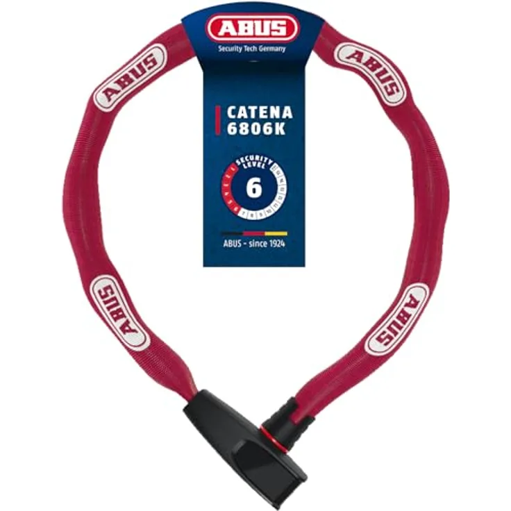 Abus Catena 6806, Veloschloss (85 cm) mit flexibler Kette und geringem Gewicht