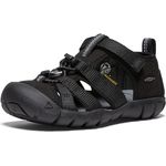 KEEN Wanderschuhe, strapazierfähige Kunstleder/Textil Outdoorsandalen für Kinder, dämpfende EVA-Zwischensohle, PFC-frei, Schnell-Schnürsystem mit Klettverschluss