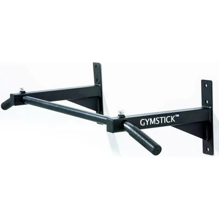 Gymstick Klimmzugstange Pro, vielseitige Trainingsstange mit rutschfesten Gummigriffen, zur Wand- oder Deckenmontage