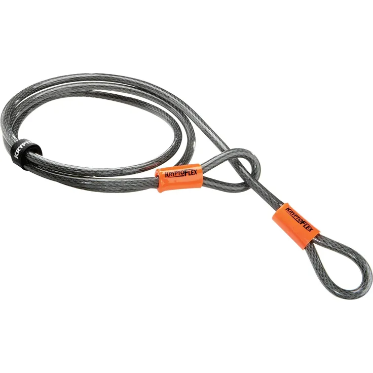 Kryptonite KryptoFlex 710, Veloschloss mit 10 mm dickem Stahl-Schlaufenkabel