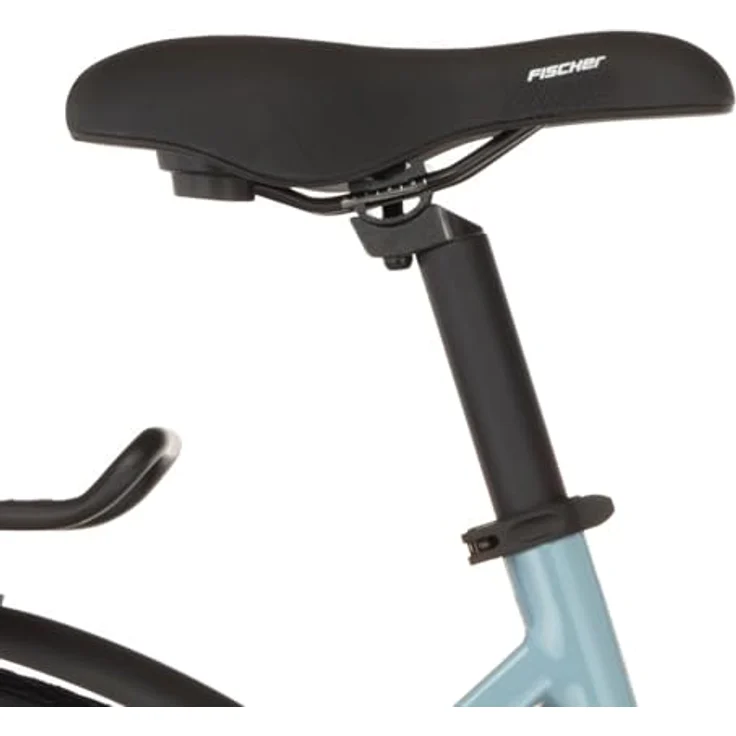 FISCHER E-Bike Trekking MOVE 01 T, Trapezrahmen 50 cm, 474 Wh Akku, Heckmotor, 8-Gang Kettenschaltung, blau glänzend – Bild 4