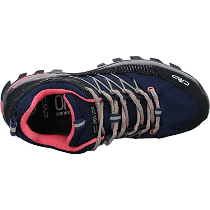 CMP Damen Wanderschuhe Marine 3Q54456-38ML, Wasserdichte Schnürschuhe aus Leder/Synth. in Blau-Bunt, Größe 39 – Bild 6