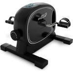 ArtSport Mini-Heimtrainer Sportivo, für Arme und Beine, einstellbarer Widerstand, mit LCD, Schwarz