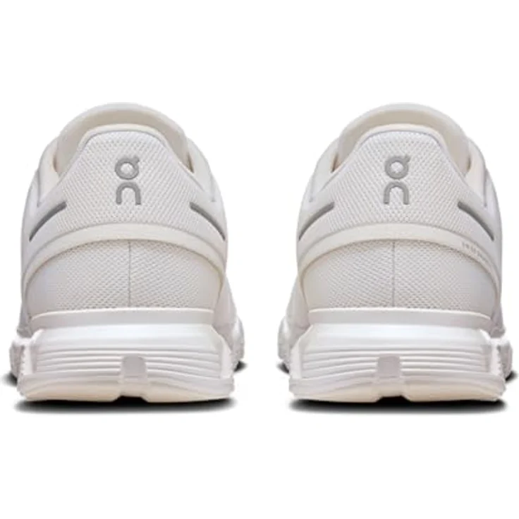 On Running Cloud 6, Herren Laufschuhe mit Zero-Gravity CloudTec und verbesserter Passform, Weiss, Größe 44.5 – Bild 5