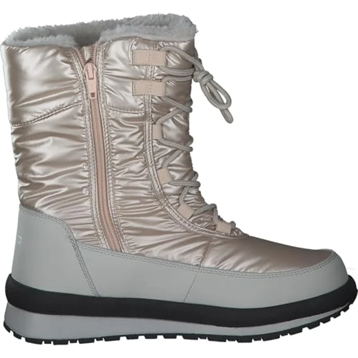 CMP HARMA WMN SNOW BOOT WP, Damen Winterboots mit wasserdichtem Leder- und Textilober-material, beige, EUR 37 – Bild 4
