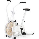 SportPlus Air Bike mit Luftwiderstand für Zuhause, Heimtrainer für HIIT,  Bike, beleuchtetes Display, bis 100 kg belastbar