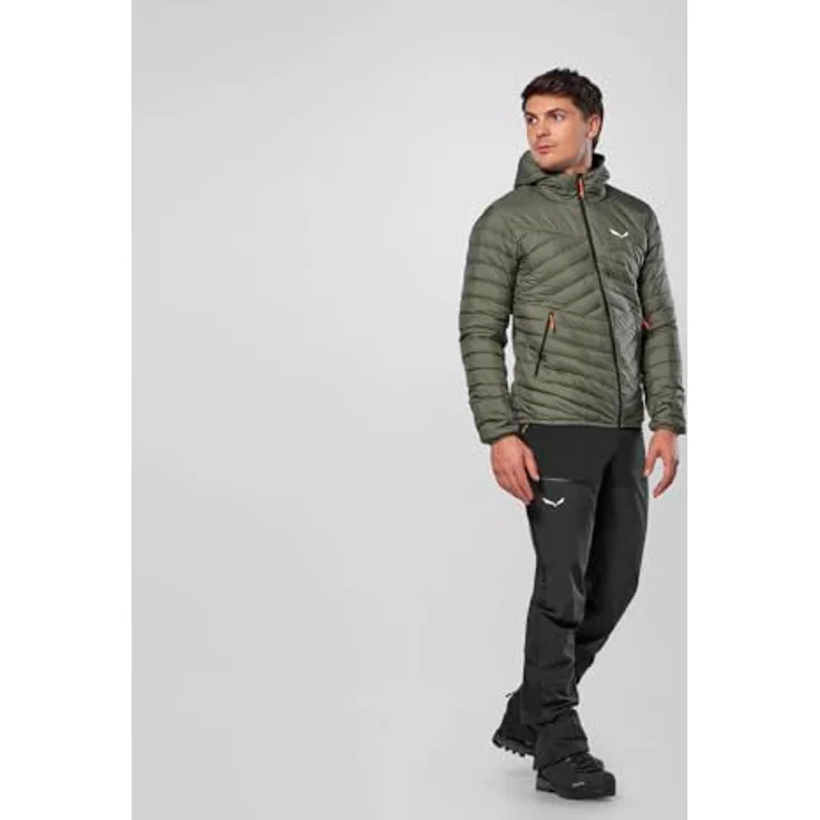 Salewa Brenta RDS Daunenjacke für Herren, leichte Skijacke, windbeständig und wasserabweisend, Grün, M – Bild 8
