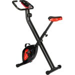 Christopeit Sport® Heimtrainer X-Bike (3-teilige Pedalarmkurbel), Schwungmasse ca. 5 kg, 8 Widerstandsstufen, Schwarz