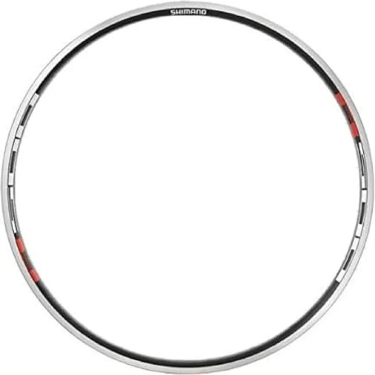 SHIMANO FELGE WH-R501/501A HR 24 Loch, Schwarz anodisiert mit rotem Sticker, einfache Installation und Schnellspannsystem