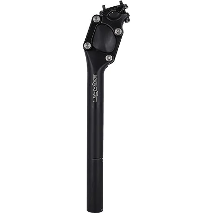Wilhelm Humpert Ergotec PM-705N Federsattelstütze, 0,9x350 mm, 7075 T6 Aluminium, sandgestrahlte Oberfläche, Zugstufenfederung, einstellbare Vorspannung, Sicherheitsstufe 5