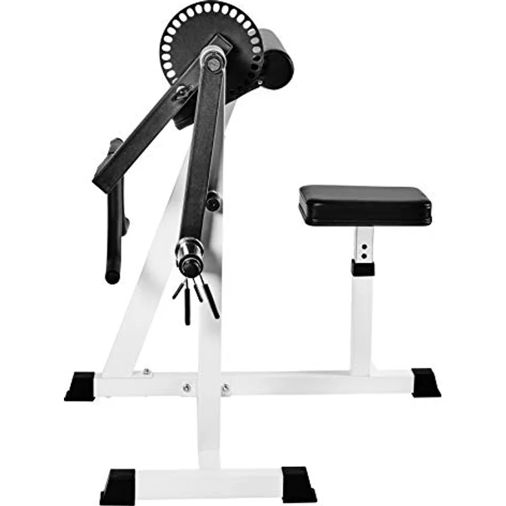 Bad Company Bizeps / Trizeps Curl Maschine mit Hantel-Ablage für bis zu 80 Kg Hantelscheiben 30/31 und 50/51 mm I BCA-21 – Bild 3