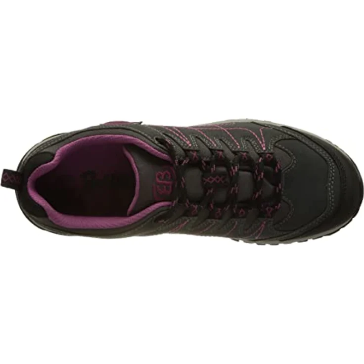 Brütting Mount Shasta Low, Damen Wanderschuhe mit flexiblem Wechselfussbett, grau – Bild 5
