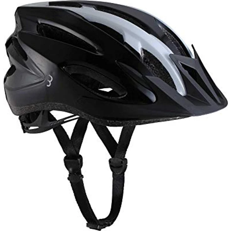 BBB BHE-35 Condor Fahrradhelm, leichter Allroundhelm mit 18 Ventilationsöffnungen, Weiß/Schwarz (54–58 cm) – Bild 8