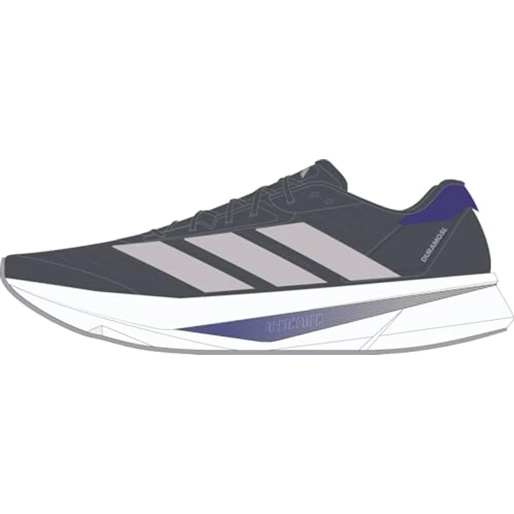 Adidas Duramo SL2, Laufschuhe Herren mit LIGHTMOTION Zwischensohle und Adiwear Außensohle, Mesh-Obermaterial – Bild 8