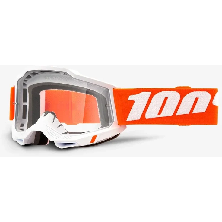 100% Accuri 2 Sevastopol, Skibrille mit Antifog-Beschichtung und klarem Rahmen