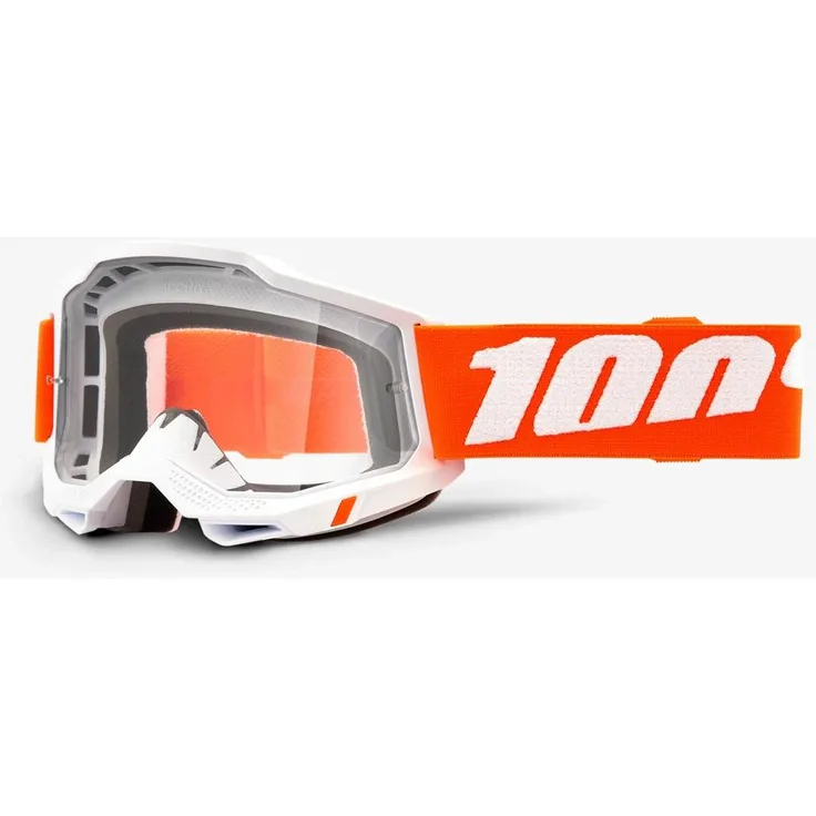 100% Accuri 2 Sevastopol, Skibrille mit Antifog-Beschichtung und klarem Rahmen