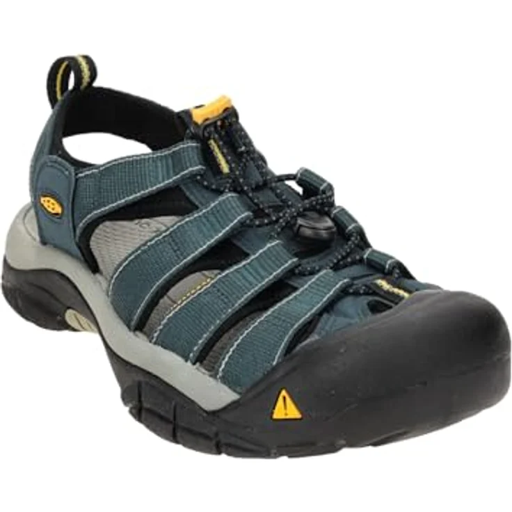 KEEN Newport H2, Herren Wander- und Schwimmsandalen, grau/navy, schnelltrocknendes Obermaterial, Gummisohle – Bild 4