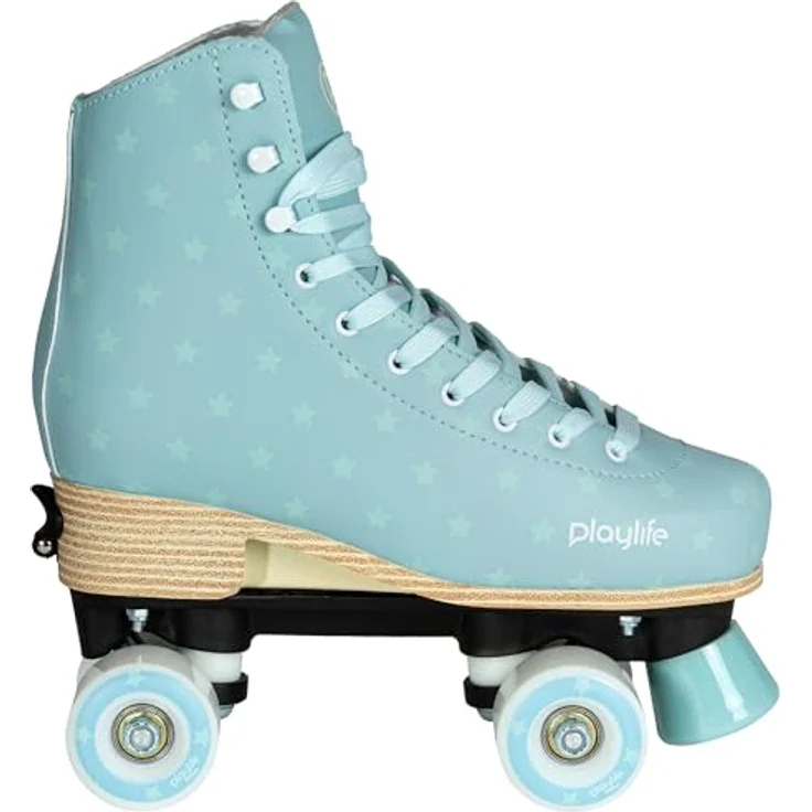 Powerslide Playlife Blue Sky, größenverstellbare Rollschuhe für Mädchen, Polyurethan-Rollen (54 mm), Blau – Bild 2