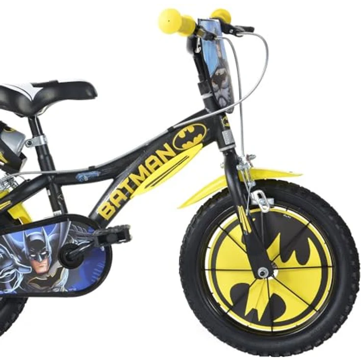 Batman 16 Zoll 27 cm Jungen Felgenbremse Schwarz/Gelb – Bild 3