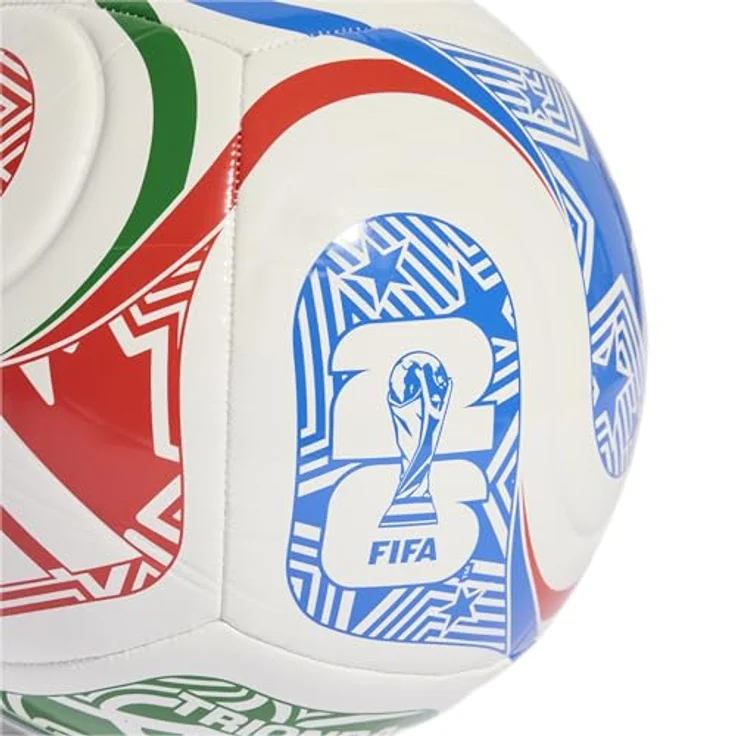 Adidas World Cup 26 Trionda Club Ball, Unisex-Erwachsene, Weiß, Größe 38 EU – Bild 3