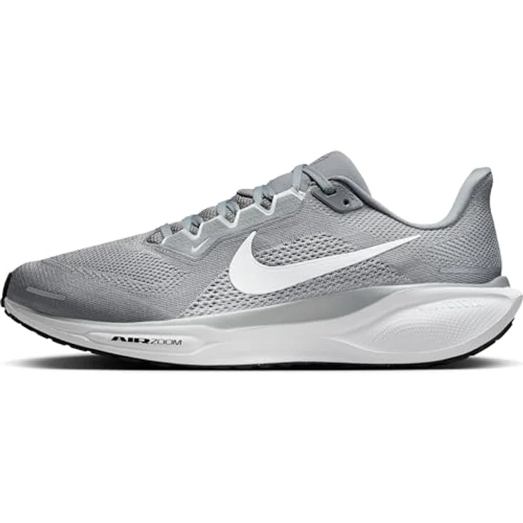 Nike Pegasus 41, Herren Laufschuhe mit reaktionsfreudiger Dämpfung und atmungsaktiven Materialien, Grau, Größe 44.5 – Bild 1