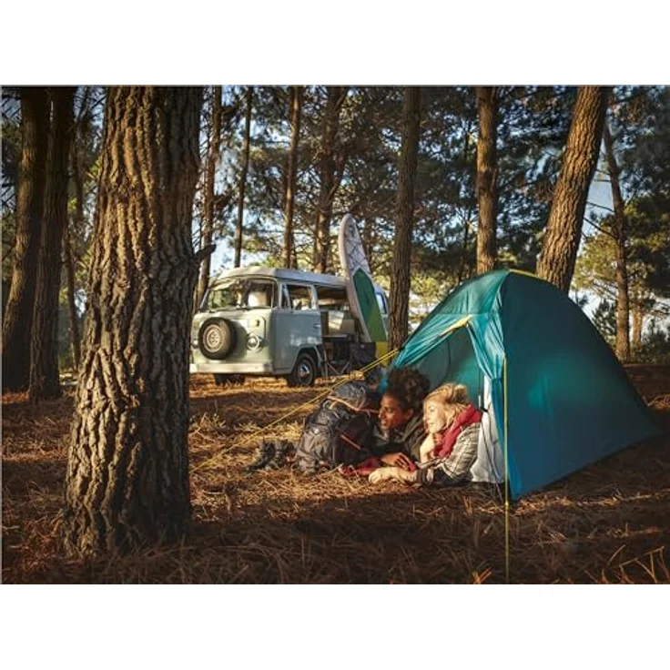 Pavillo Bestway Active Base 2 Zelt, 200 x 120 x 105 cm, für 2 Personen, wasserabweisend, atmungsaktiv, inkl. Belüftungsöffnung und Insektennetz, grün – Bild 3