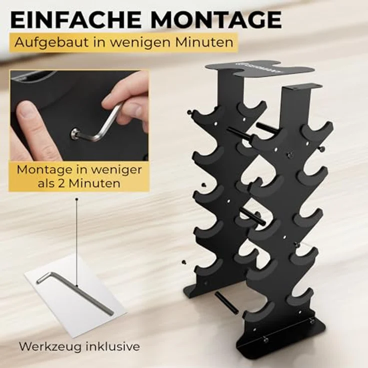 HQ Germany® Hanteln Set, 30kg Gesamtgewicht, geruchsfreie Neopren-Beschichtung in Pastellfarben, 10 Stück für Home-Workout – Bild 5