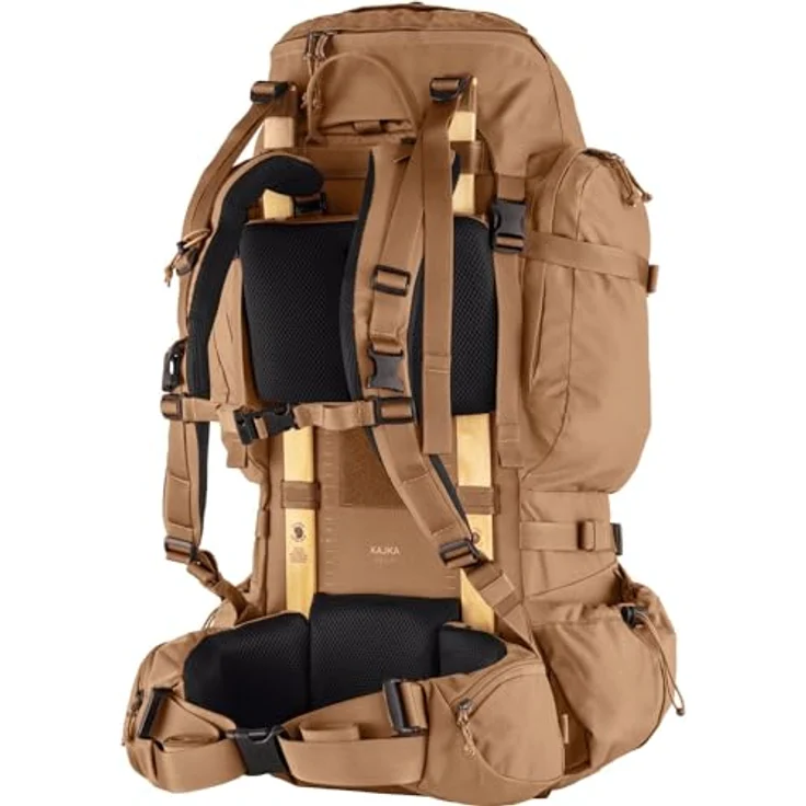 Fjällräven Kajka 55 Trekkingrucksack S-M, 73 cm, braun, 100% Polyamid, khaki dust – Bild 3