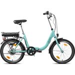 LLobe Falt E-Bike 20" Pure lichtgrün, Elektrofahrrad mit praktischer Faltmechanik und leistungsstarkem Hinterradmotor