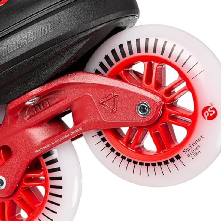 Powerslide NEXT Black Red 110, 3-Rad Inline Skates mit TRINITY-Befestigungssystem und MYFIT Recall Dual-Fit-Fütterung, Größe 39 – Bild 8