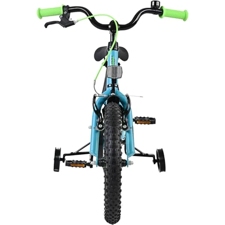 Volare Rocky Kinderfahrrad, 16 Zoll für Jungen, Grün mit geschlossenen Kettenschutz, Handbremse und Rücktrittbremse – Bild 12