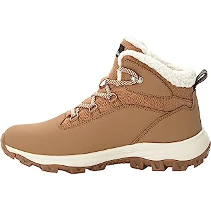 Jack Wolfskin Everquest Texapore Mid W, Damen Wanderschuhe, wasserdicht, atmungsaktiv, braun, für Winterbedingungen bis -30 °C – Bild 7