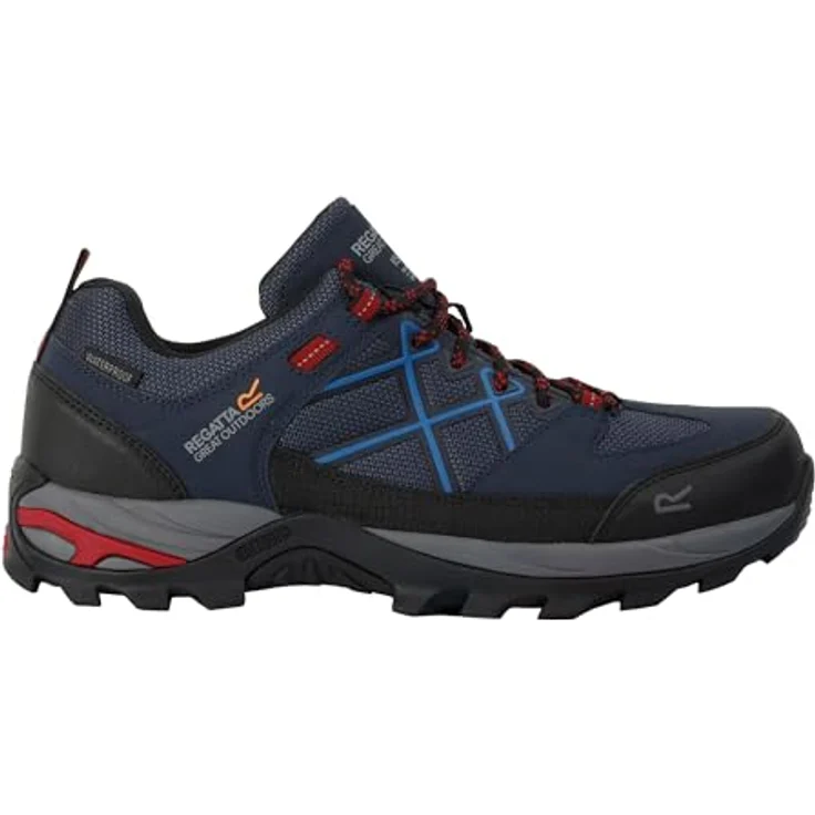 Regatta Samaris III RMF835-DLW, Wanderschuhe mit ISOTEX-Membran und atmungsaktiven Materialien, grau/orange – Bild 9