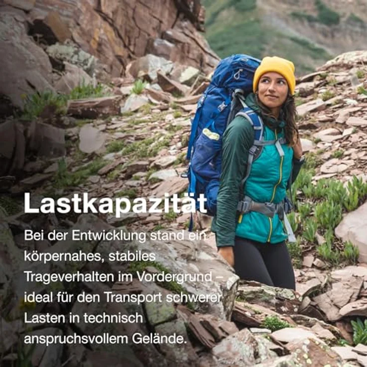 Osprey Ariel 55 Koseret Green WM/L, Leicht und bequemer Wanderrucksack – Bild 4