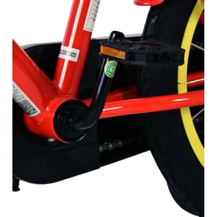 Volare Paw Patrol Kinderfahrrad, 16 Zoll, Rot, zwei Handbremsen, höhenverstellbarer Sattel und Lenker, für Jungen von 4 bis 6 Jahren – Bild 10
