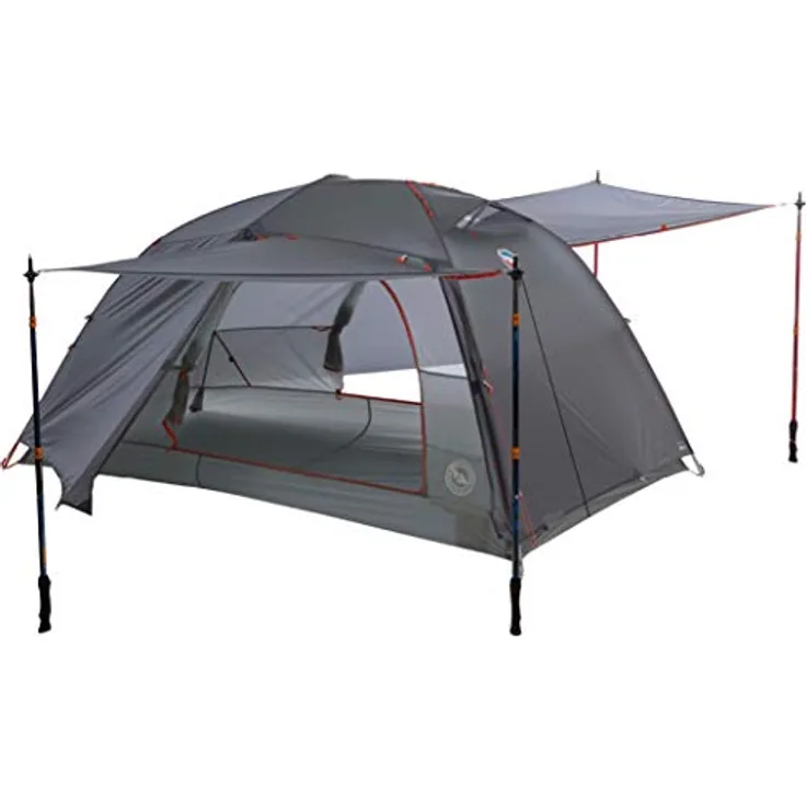 Big Agnes Copper Spur HV UL3, Kuppelzelt für 3 Personen, ultraleicht mit 1.67 kg, wasserdicht mit 1200 mm Wassersäule